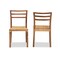 Baxton Studio Arthur MidCentury Modern Walnut Brown Mahogany Wood and Natural Rattan 2Piece Dining Chair Set 211-2PC-12759-ZORO - alternate 3